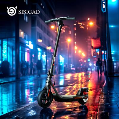 TEMU Sisigad Folding Electric Scooter, 8.5" Solid Tires, 300w Electric Scooter With 15 Miles Long Range, 15mph Foldable Commuting For Adults