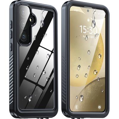 TEMU S24 Plus Case Waterproof, Built-in Lens & Screen Protector 360Â° Full Body Heavy Duty Protective Shockproof Ip68 Underwater Case For S24 Plus (2024) 5g-black