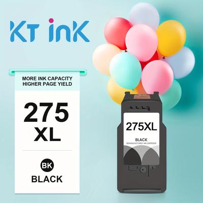 TEMU Kt Ink Pg275xl Black And The Cl276xl Color Replacement For Pg275xl Cl276xl Works For Ts3520 Ts3500 Tr4720 Tr4700 Tr4722 Printer