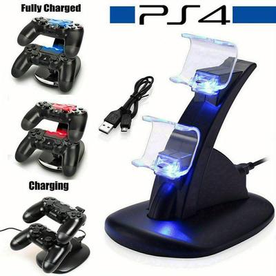 TEMU For Playstation 4 Dual Usb Ps4 Charging Dock Station Fast Charging