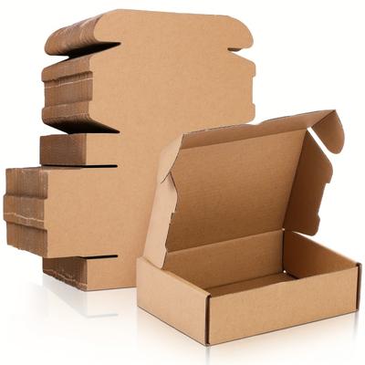 TEMU 100pcs Shipping Boxes Cardboard Boxes Corrugated Cardboard Boxes Mailer Boxes Packaging Boxes For Mailing Small Business Present Easter Gift