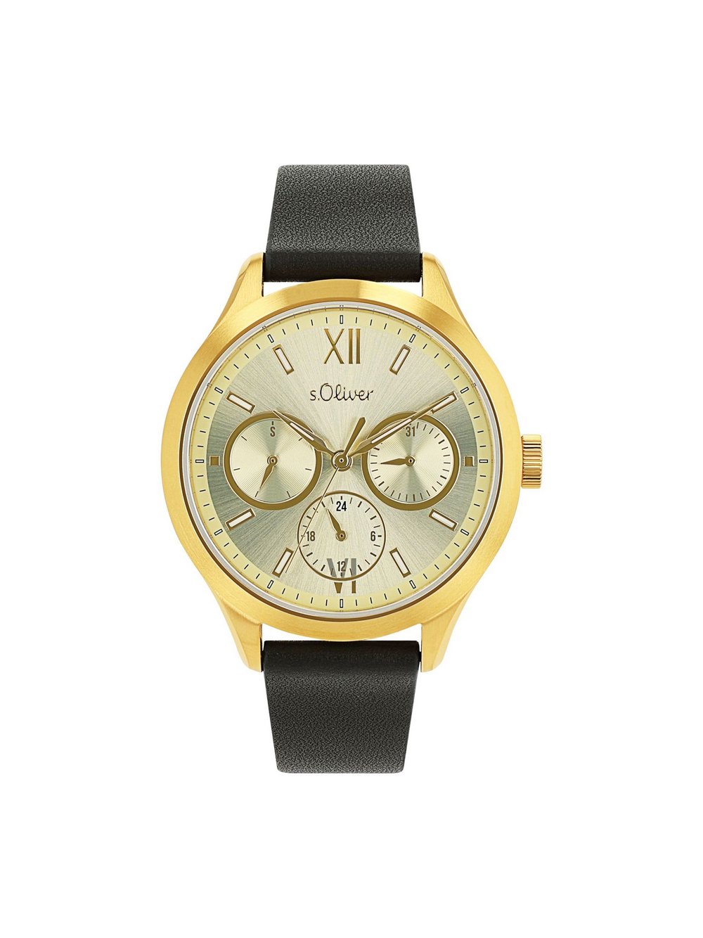 s.Oliver Quarzuhr Damen gold, 19