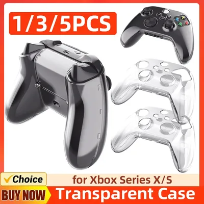 /5pcs harte Schutzhülle Anti-Rutsch-Schutzhülle stoß feste transparente Haut gehäuse für Xbox-Serie Image