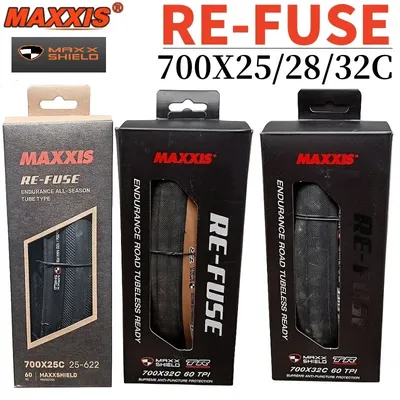 MAXXIS RE-FUSE NEW Model Bicycle Tire Travel Tire High Wear-Resistant And Puncture Resistant For Road Bike E-ROAD Bicycle Tire