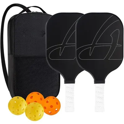 Pickle ball Paddel Kohle faser Oberfläche Usapa genehmigt Sitz Pickle ball Paddel Schläger Waben kern Geschenkset Indoor Outdoor Image