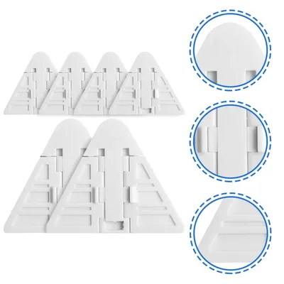 6 Pcs Child Safety Lock Locks for Sliding Doors Window Baby Proof Glass Abs