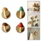 Creative Wooden Mushroom Clothes Hook Bathroom Clothes Hanger Self Adhesive Wall Hanger Organize