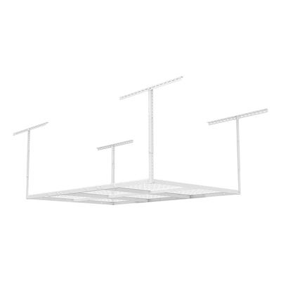 4' x 6' Overhead Storage Rack (White)