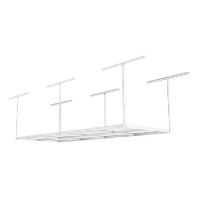 3' x 8' Overhead Storage Rack (White)