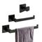 Badezimmer-Accessoire-Set neues Design umfassen Kleiderhaken Toilettenpapierhalter und Handtuchhalter antik an der Wand montiert mattschwarz 3pcs
