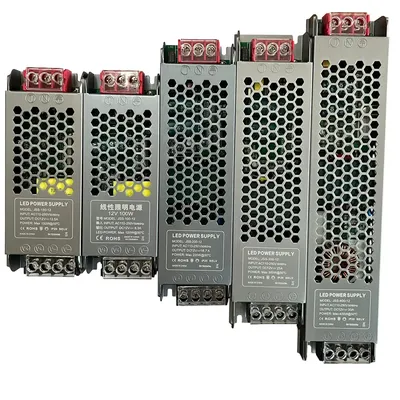 DC 12V 24V Switching Power Supply AC110-250V Mute Lighting Transformers 60W 100W 200W 300W 400W LED