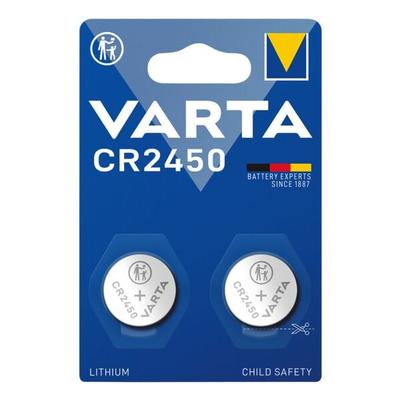 2er-Pack Knopfzelle »ELECTRONICS« CR2450, Varta, 2.45x0.5 cm