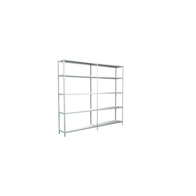SCHULTE Regalwelt Steck-Grund-/ u 1 Anbauregal, 10 Böden, 2000x2000x500, weiß Image