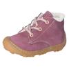 Lauflernschuh PEPINO BY RICOSTA "Colin WMS: weit", Kinder, Gr. 22, lila (pflaume), Leder, casual, Schuhe, Babyschuh, Winterstiefel mit Warmfutter, Größenschablone zum Download