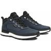 Wanderschuh TIMBERLAND "FIELD TREKKER MID LACE UP SNEAKER", Gr. 41,5, blau (navy), Leder, Synthetik, sportlich, Schuhe, Wintersneaker, Sneaker, Winterschuhe