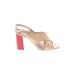 Kate Spade New York Heels: Tan Color Block Shoes - Women's Size 9