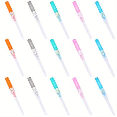 TEMU D.bella 15pcs Mixed Catheter Piercing Needles, 14g 16 18g 20g 22g Disposable Stainless Steel Needles Piercing For Belly Lip Eyebrow Earrings Piercing