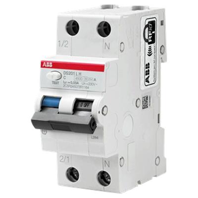 Fehlerstromschutzschalter 16A 1P+N 30mA 4,5 kA a 2M c DS201LHC16A30 - ABB Image