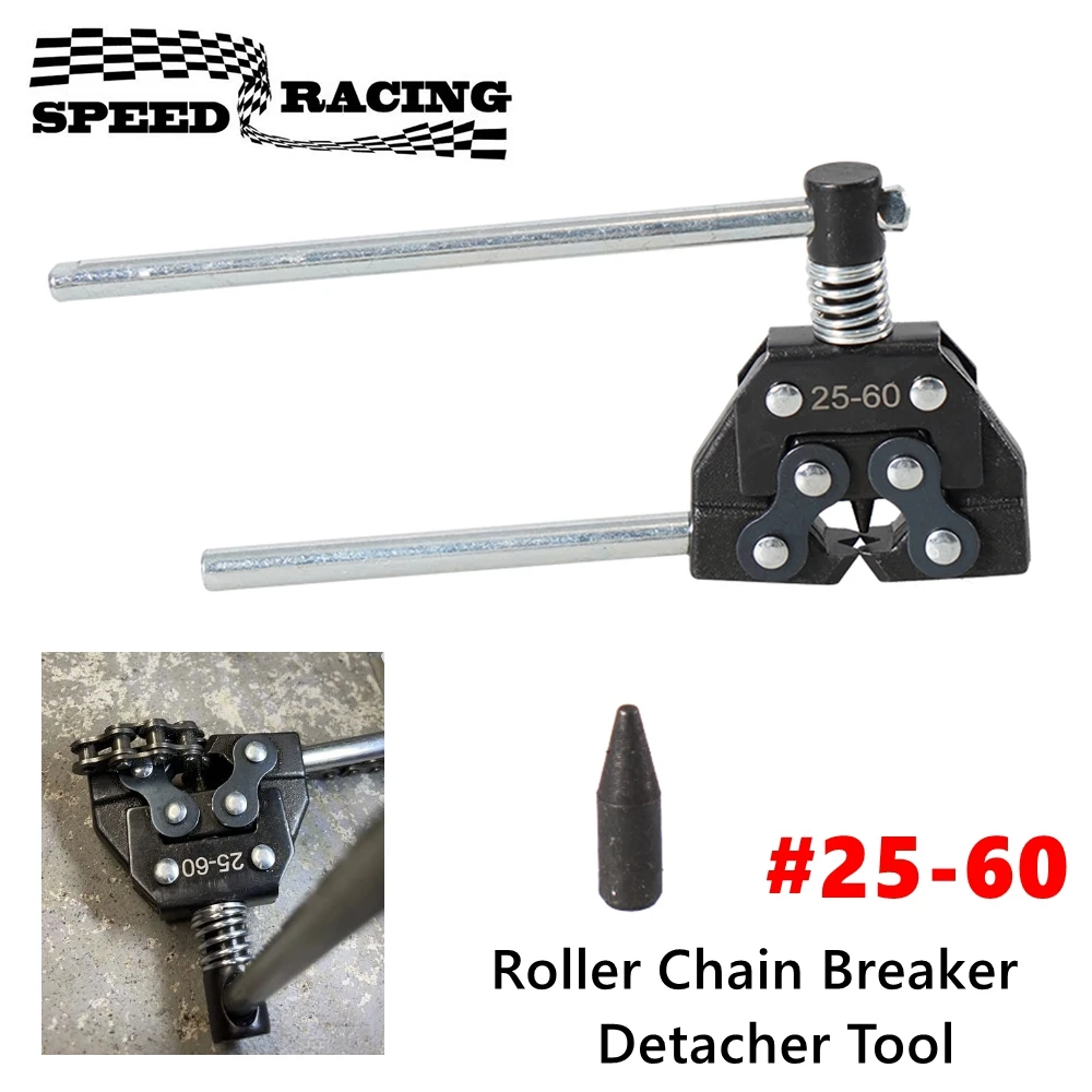 Rollenkettenbrecher-Detacher-Werkzeug für #25 #35 #41 #40 #50 #60 415h, 428h,, Motorrad-Fahrrad-Go-Kart-ATV-Ketten ersatz Image