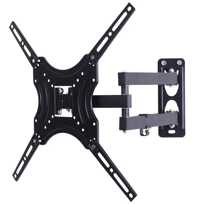 Bras rétractable universel supports TV support mural support métallique pour moniteur LCD LED support TV support d