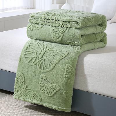 Butterfly Tuff Velvet Bed Blanket - Luxuriously Soft and Elegant - Intricate Butterfly Design for a Touch of Nature - Cozy and Warm for All-Season Comfort - High-Quality, Durable Velvet Fabric
