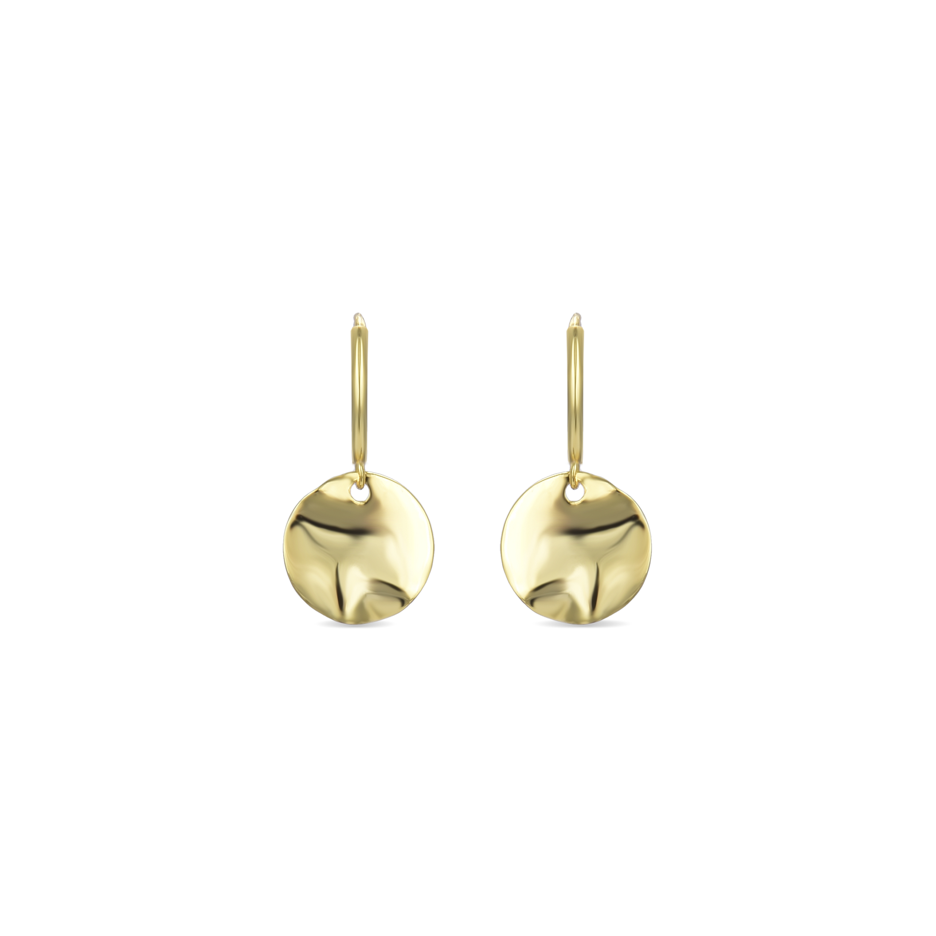 Luxenter Midnak-Ohrringe aus 925er Sterlingsilber mit 18 Karat Gelbgold Image