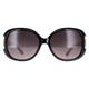 Salvatore Ferragamo Oval Womens Black Taupe Brown Gradient SF668 - One Size | Salvatore Ferragamo Sale | Discount Designer Brands