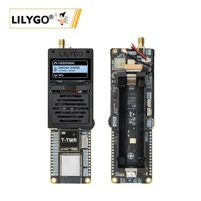 LILYGO® T-TWR REV2.1 ESP32-S3 Walkie-Talkie Development Board L76K GNSS Module With 1.3 inch OLED PMU AXP2102 Battery Holder GPS
