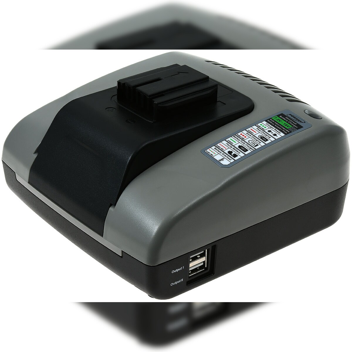 Powery Akku-Ladegerät mit USB für AEG Akkutyp B 18 Image