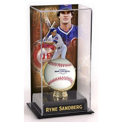 Sublimierte Vitrine mit Bild von Ryne Sandberg, Chicago Cubs Hall of Fame