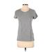 J.Crew Factory Store Active T-Shirt: Gray Activewear - Women's Size X-Small