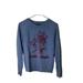 J. Crew Tops | J. Crew Hearts Delight Graphic Blue Crew Neck Size Small | Color: Blue | Size: S