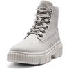 Schnürboots TIMBERLAND "GREYFIELD MID LACE UP BOOT", Gr. 39, grau (hellgrau), Leder, sportlich, Schuhe, Winterstiefel, Schnürstiefel, Winterschuhe