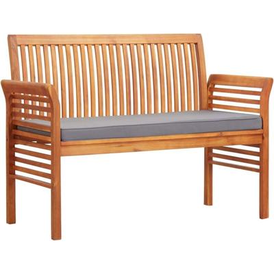 Vidaxl - 2-Sitzer Gartenbank mit Kissen 120 cm Massivholz Akazie Image