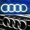 Audi Auto LED Griglia Anteriore Logo Lampada Luce Bianca Statica 249 273 285mm Per AUDI A3 A4 A5 A6