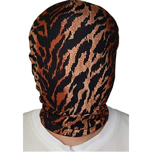 2 Stück Vollgesichtsmaske BW 2. Hautmasken Halloween Spandex Kapuze für Unisex Stoff Weihnachtsgeschenk Image