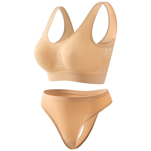 Damen Leichte Unterstützung Sport Bustier bh einstellen Rückenfrei BH-Oberteil Gefüttert Fitness Freizeit Sport Laufen Atmungsaktiv Leichtgewichtig Weich wasserblau Schwarz Weiß Einfarbig Image