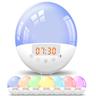 Sunrise Alarm Clock Light Intelligent LED 7 Colors Adjustable with FM Radio, Touch Control Intelligent Home Bed Room Living Room Multifunction Light