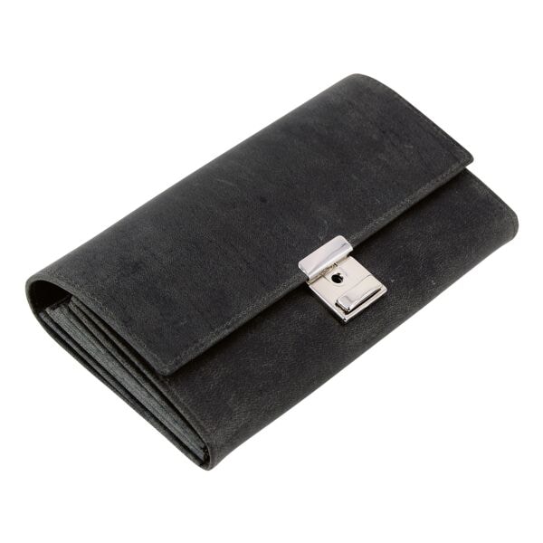 Alassio Kellnerbörse - Leder grau grau, 18.5x9.5 cm Image