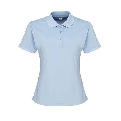 Premier - "Coolchecker" Poloshirt für Damen (Hellblau) Image