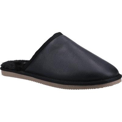 Hush Puppies Herren Coady Leder Hausschuhe (Schwarz) Image