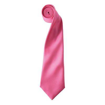 Premier - "Colours" Krawatte für Herren/Damen Unisex (Fuchsie) Image