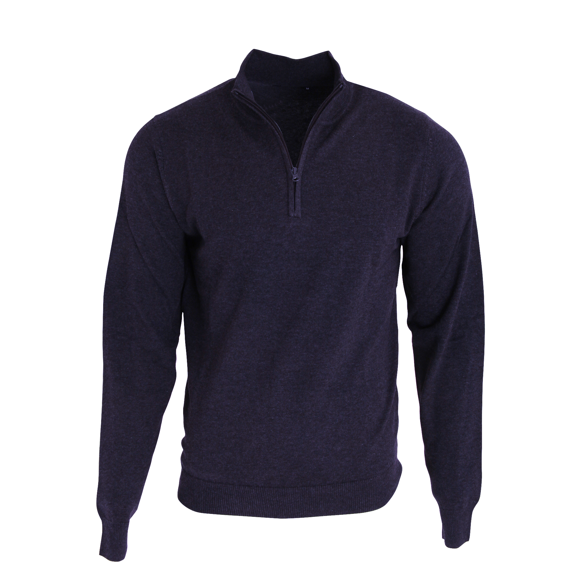 Premier Herren 1/4 Zip Strick Sweater (Marineblau) Image