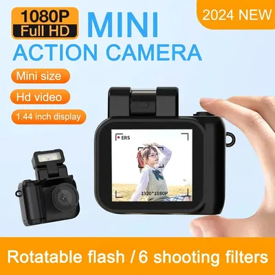 Mini Monoreflexes Style Camera Cmos With Flash Lamp And Battery Dock Portable Video Recorder Dv