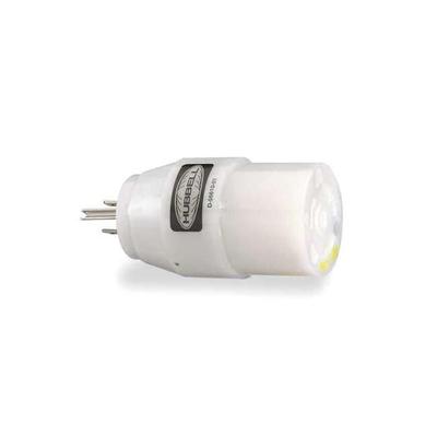 Hubbell Plug Config Adapter,Wht,5-15P,2500W HBL21CM28 - 1 Each