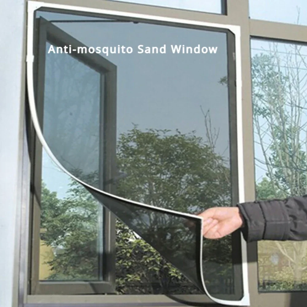 FAI DA TE Anti Zanzariera Autoadesiva Coperta Anti-insetto Fly Screen Tende Finestra Rete Protezioni Maglia Tessili Per La Casa Letto Giardino