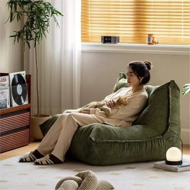 MOMO Lazy Person Sofa Schlafzimmer Balkon Raupe Sofa Stuhl Influencer Kleines Sofa Liegend Einzel Tatami