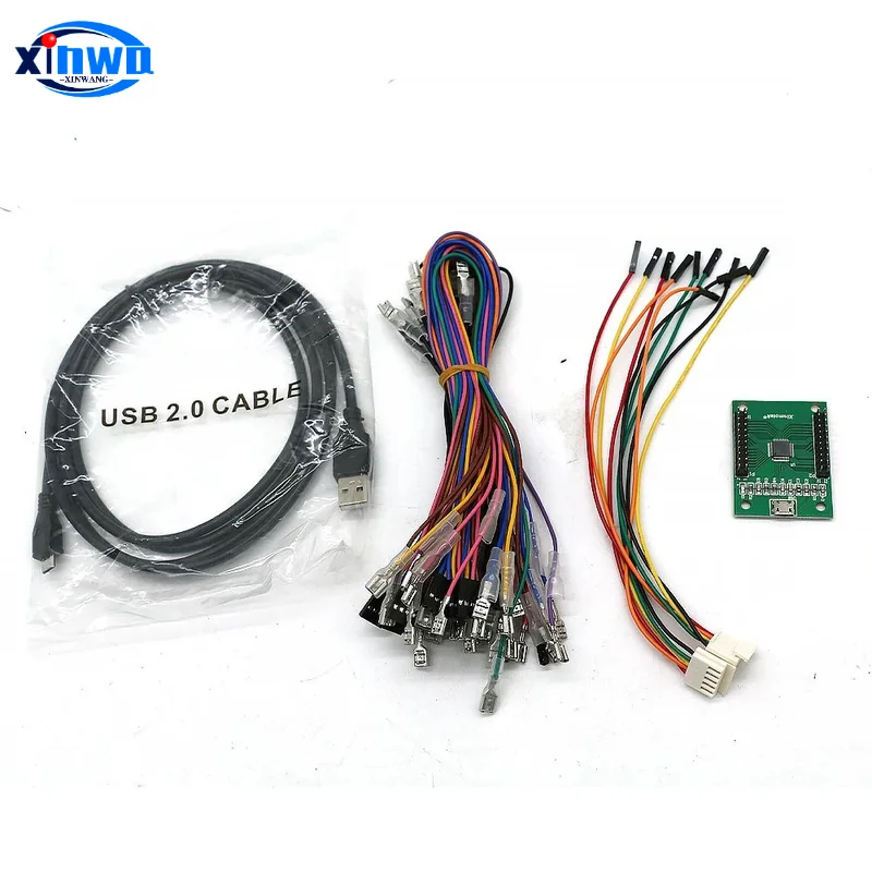 Xm10 xinmotek Dual-Player-Controller ps3 PC Himbeer-Pi in 1 Joystick-Encoder-Board Neo Geo Sanwa Arcacde Game-Button-Kabel