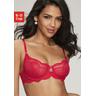 Balconnet-BH LASCANA ""Kira"" Gr. 80, Cup D, rot Damen BHs