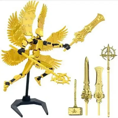 Titan 13 Multi-Jointed Action Cartoon Figure Movable Joints Assemble Character Models 3d Printing